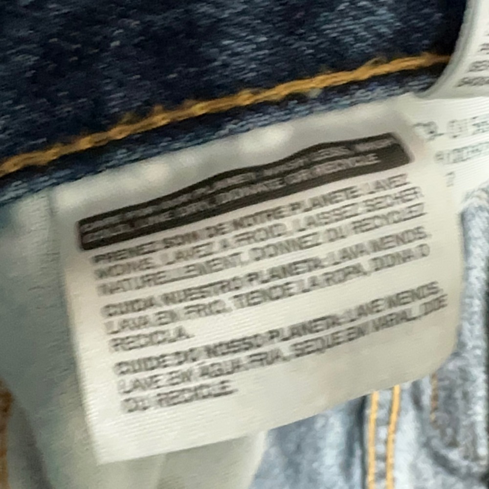 Levis 560 Comfort Fit Jeans Mens 52x30 Blue Denim Loose Tapered Leg 01560-4886 - Picture 13 of 14
